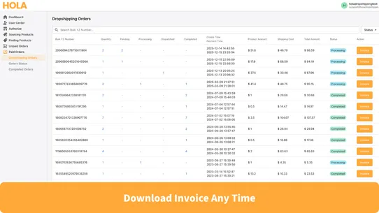 HOLAdropshipping screenshot