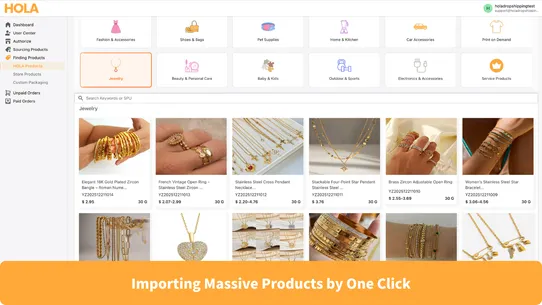 HOLAdropshipping screenshot