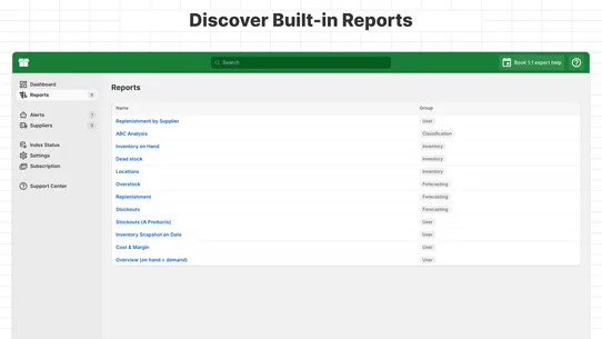 Inventory Planner by Mipler screenshot