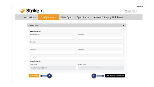 Akeneo Connector by StrikeTru screenshot