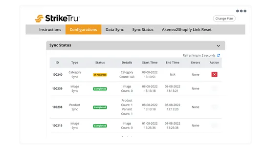 Akeneo Connector by StrikeTru screenshot