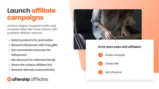 AfterShip Referral &amp; Affiliate screenshot