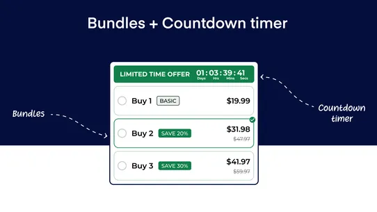 Bundlon: Volume discounts screenshot