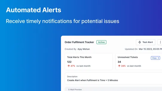 Zorp ‑ Stockout + AI Alerts screenshot