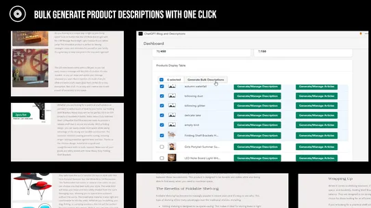 ChatGPT-Blog and Descriptions screenshot