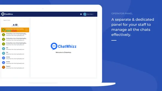 Chatwhizz Live Chat screenshot