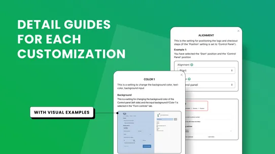 Mgroup Checkout UI Editor screenshot