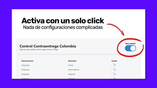 Control Contraentrega Colombia screenshot