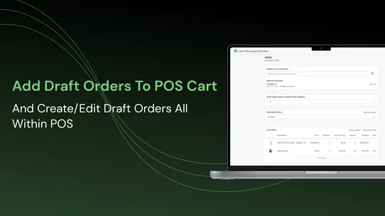 Custom &amp; Draft Orders For POS screenshot