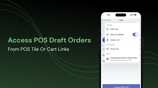 Custom &amp; Draft Orders For POS screenshot