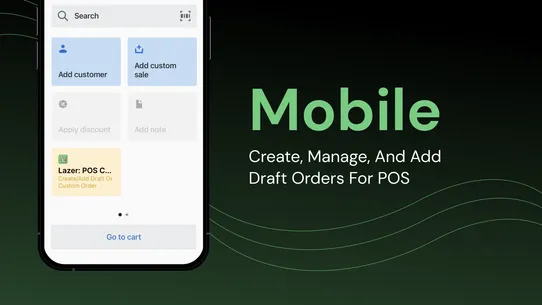 Custom &amp; Draft Orders For POS screenshot