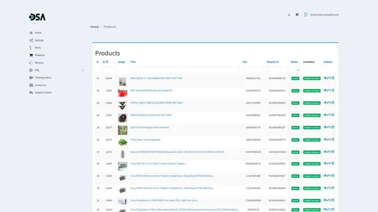 DSA: Product &amp; Review Importer screenshot