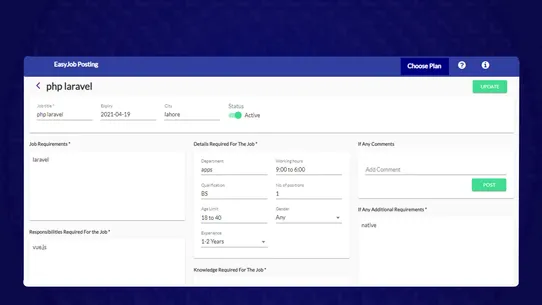 Easy Job Posting screenshot