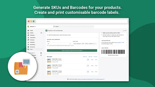 EasyScan: SKU &amp; Barcode screenshot