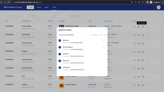 FreightExchange screenshot