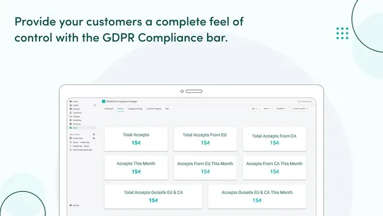 Hulk GDPR Cookie Consent Bar screenshot