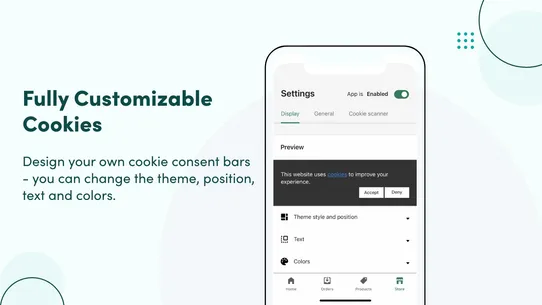 Hulk GDPR Cookie Consent Bar screenshot