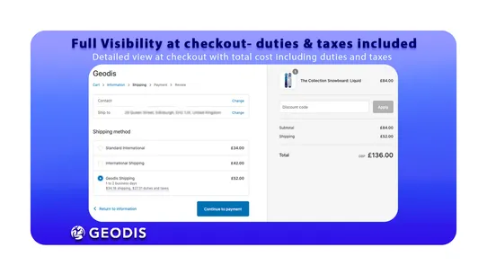 Geodis MyParcel screenshot