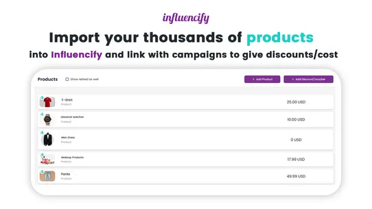 Influencify screenshot