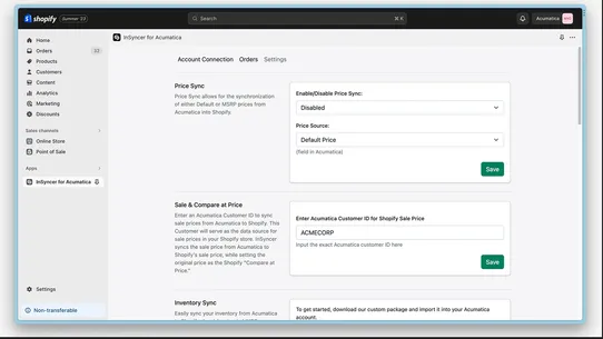 InSyncer for Acumatica screenshot