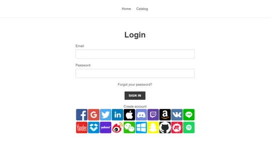 miniOrange Social Login screenshot