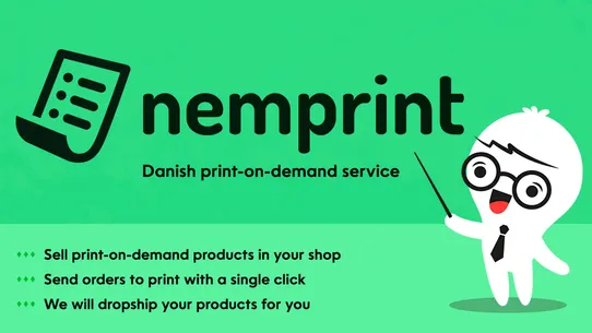 Nemprint: Print‑on‑demand screenshot