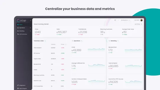 Octup: Analytics screenshot