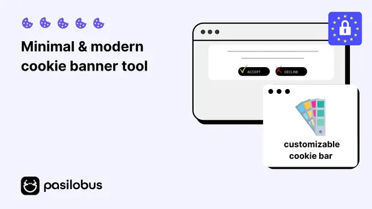 Cookie Bar GDPR  ‑ Pasilobus screenshot