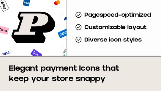 Paylio ‑ Snappy Payment Icons screenshot