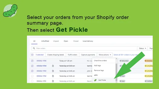 Pickle screenshot