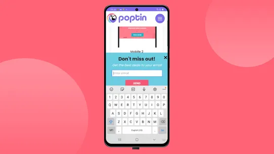 Poptin ‑ Exit &amp; Email Pop Ups screenshot