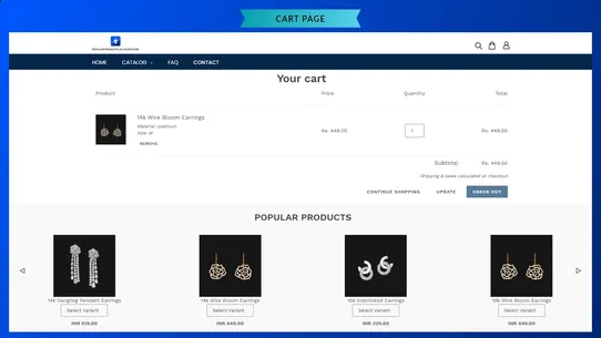 Popular Products on Your Store screenshot