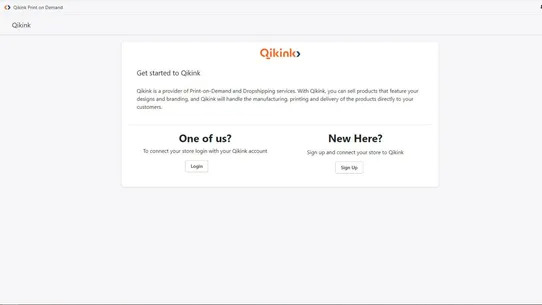 Qikink Print on Demand screenshot