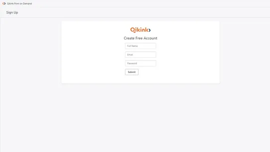 Qikink Print on Demand screenshot