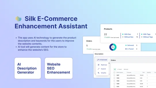 Silk EcomAI screenshot