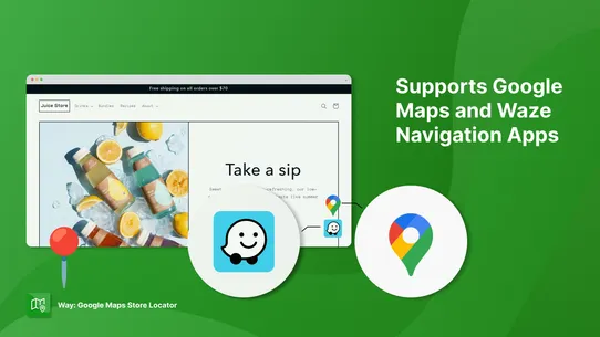 Way: Google Maps Store Locator screenshot