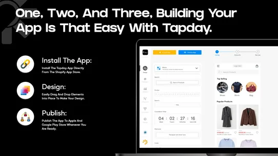 Tapday ‑ Mobile App Builder screenshot