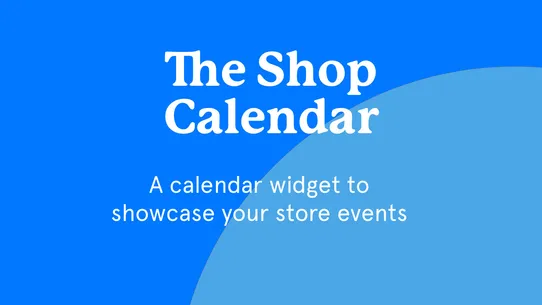 Shop Events Calendar screenshot