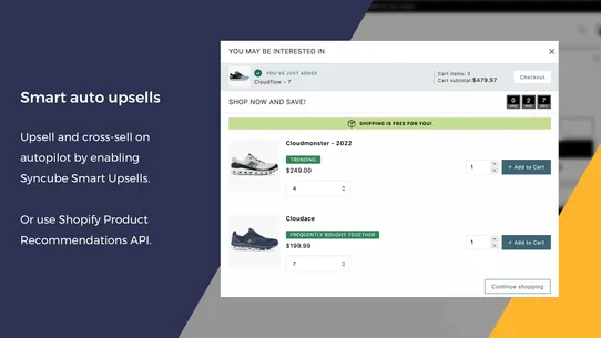 Upsell Hero • In Cart Upsell screenshot