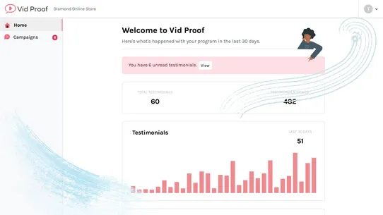 Vid Proof ‑ Video Testimonials screenshot