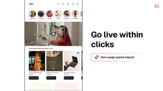 Whatmore Shoppable Videos+Reel screenshot