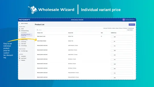 Wholesale Wizard screenshot