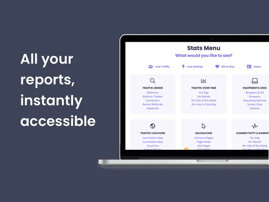 Web-Stat Visitor Analytics screenshot
