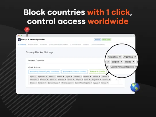 Blocky: Fraud Country Blocker screenshot