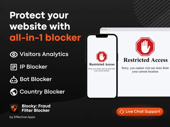 Blocky: Fraud Country Blocker screenshot