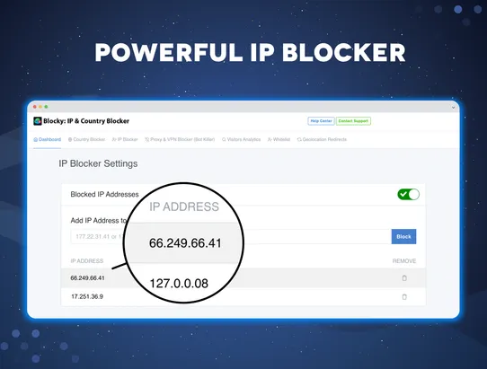 Blocky: IP &amp; Country Blocker screenshot