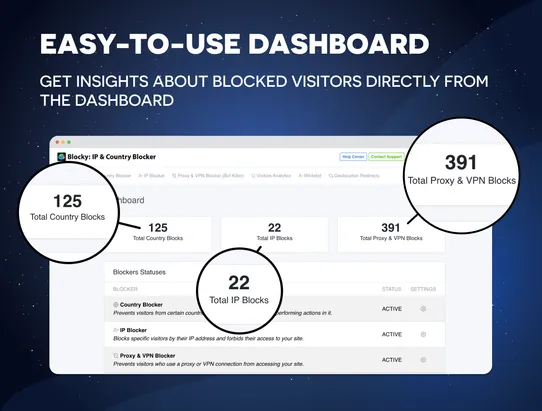 Blocky: IP &amp; Country Blocker screenshot