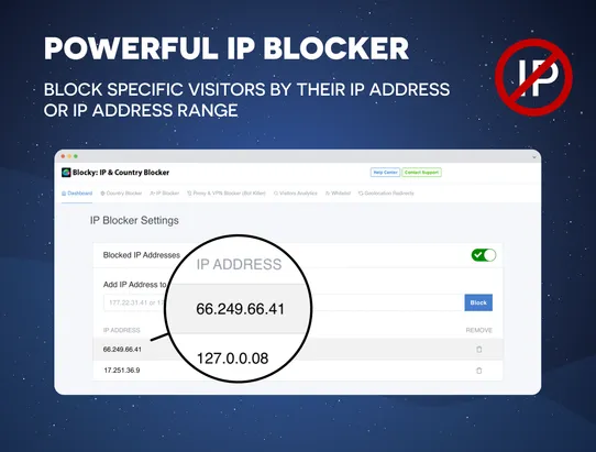 Blocky: IP &amp; Country Blocker screenshot