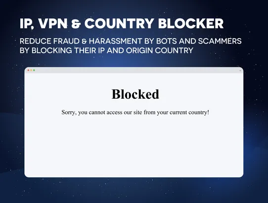 Blocky: IP &amp; Country Blocker screenshot