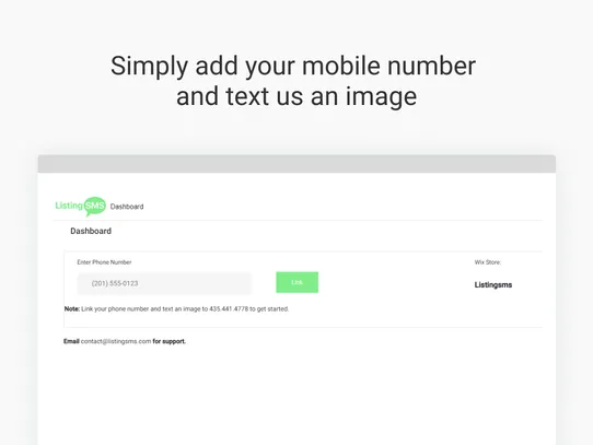 ListingSMS screenshot